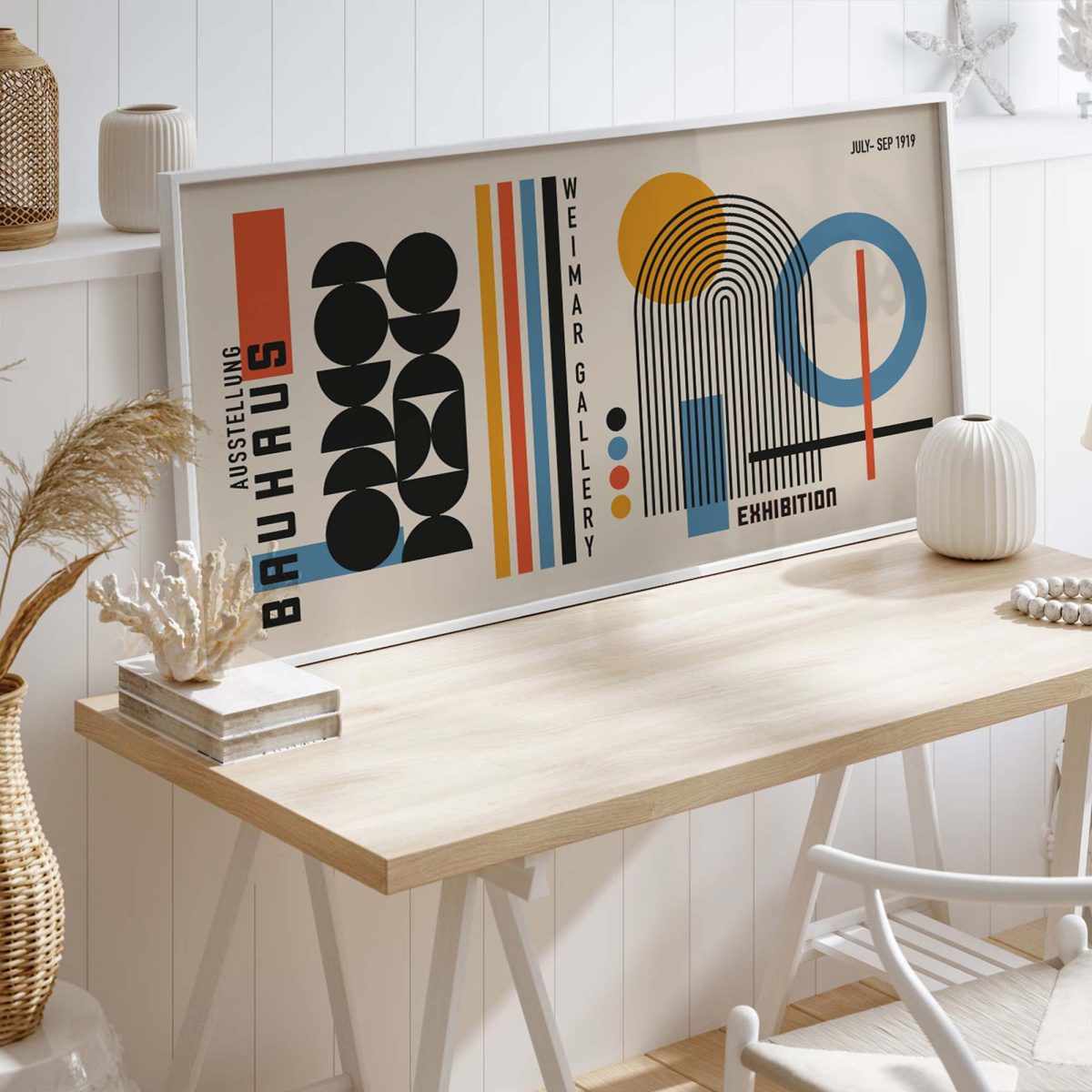 Bauhaus minimalist print