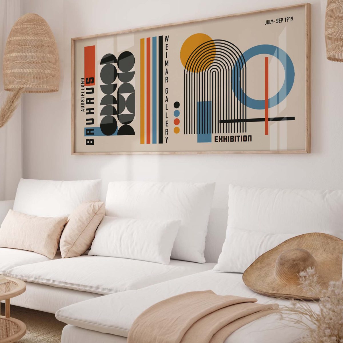 Bauhaus minimalist print