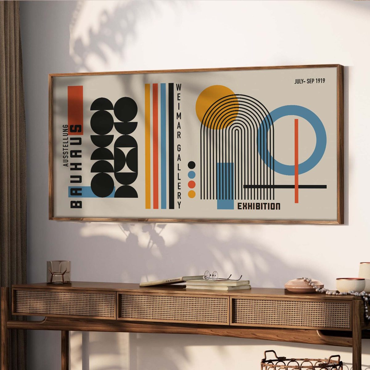 Bauhaus minimalist print