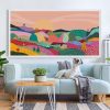 Colorful Abstract Landscape Print