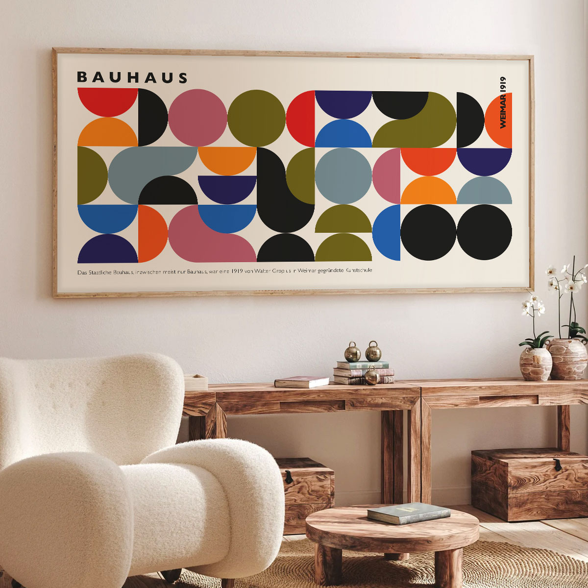 Bauhaus Circle Poster