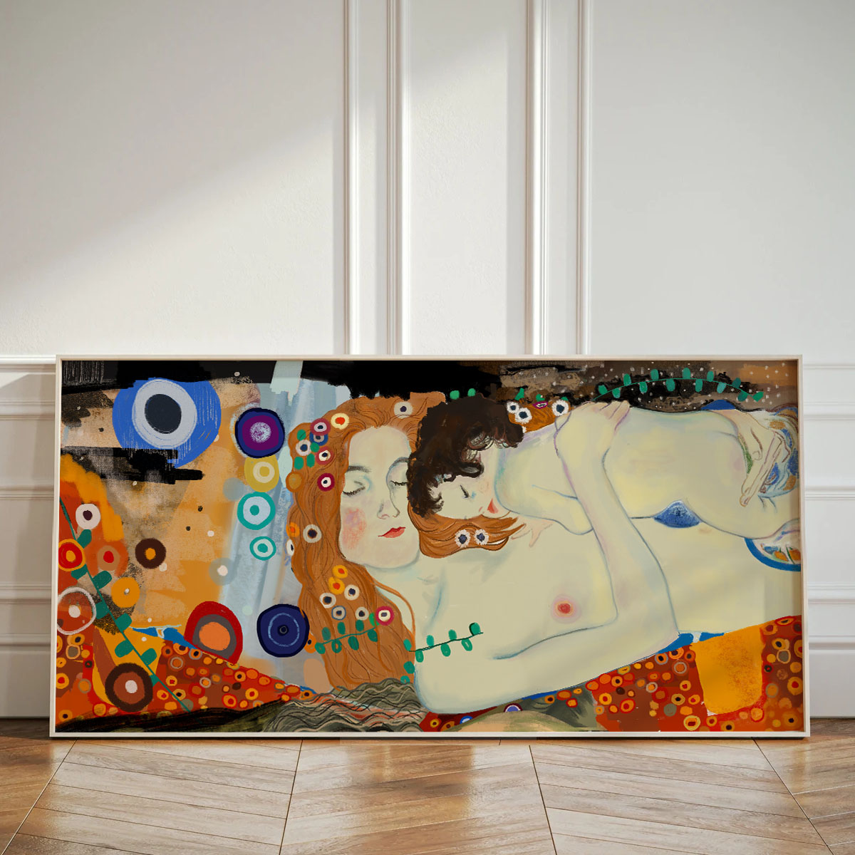 Klimt Mother Child Poster