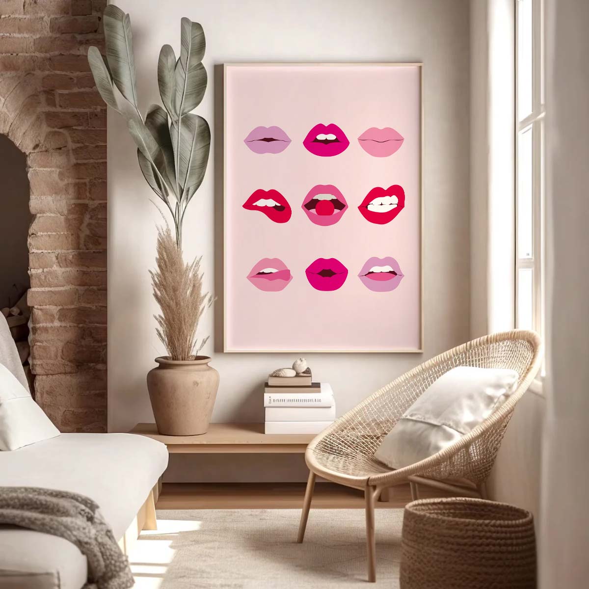 Lips Art Print