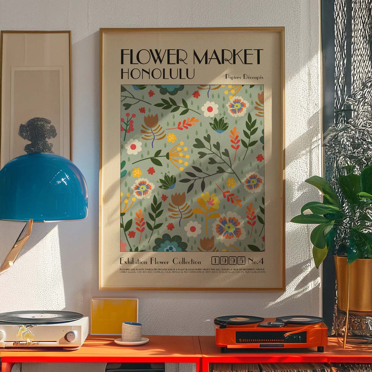 Tropical Flower Market Art