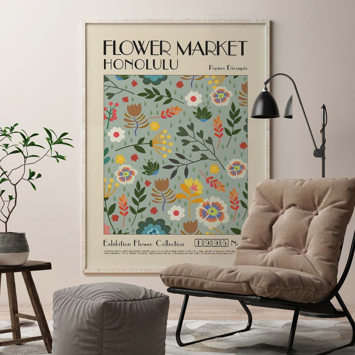 Tropical Flower Market Art