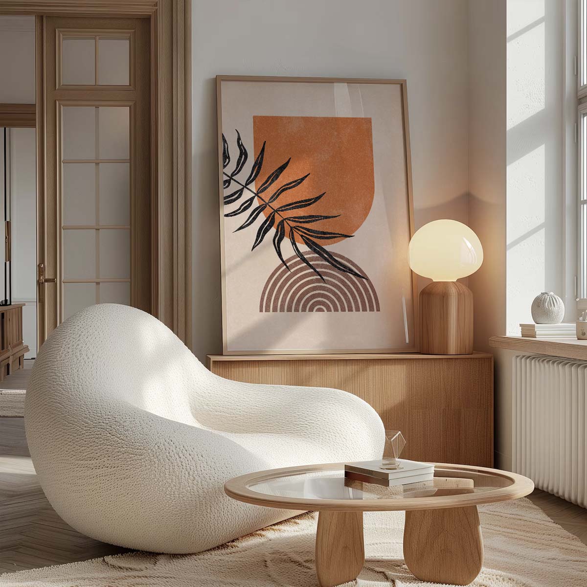 Abstract Botanical Poster