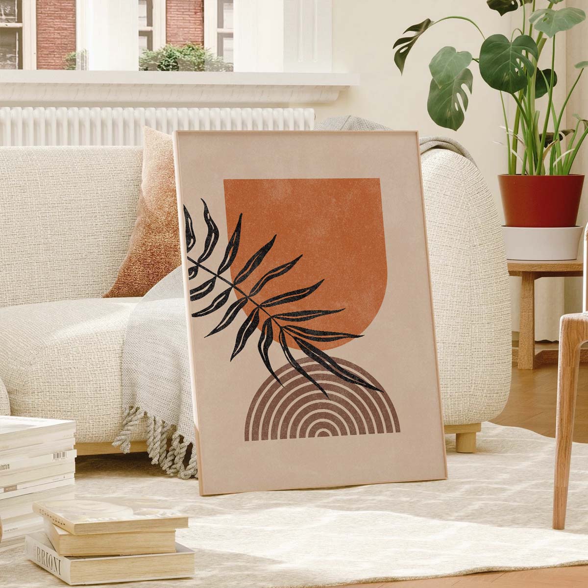 Abstract Botanical Poster