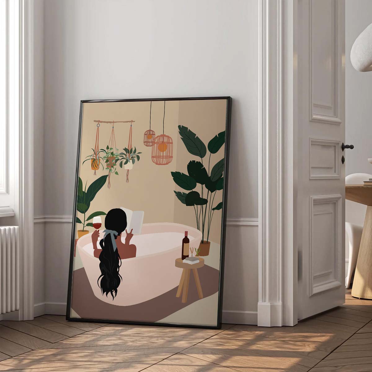 Boho Bath Relaxation Art