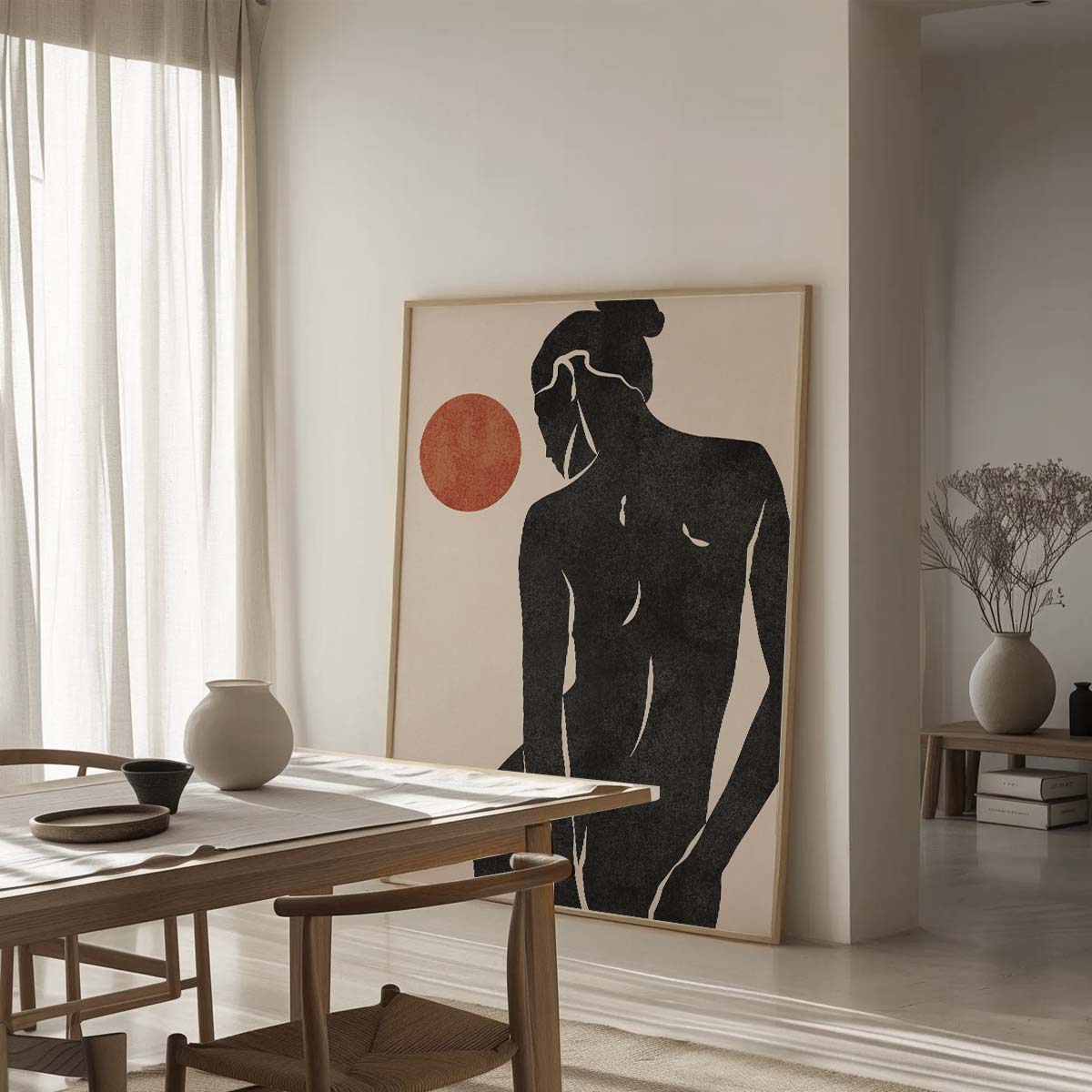 Silhouette Woman Poster