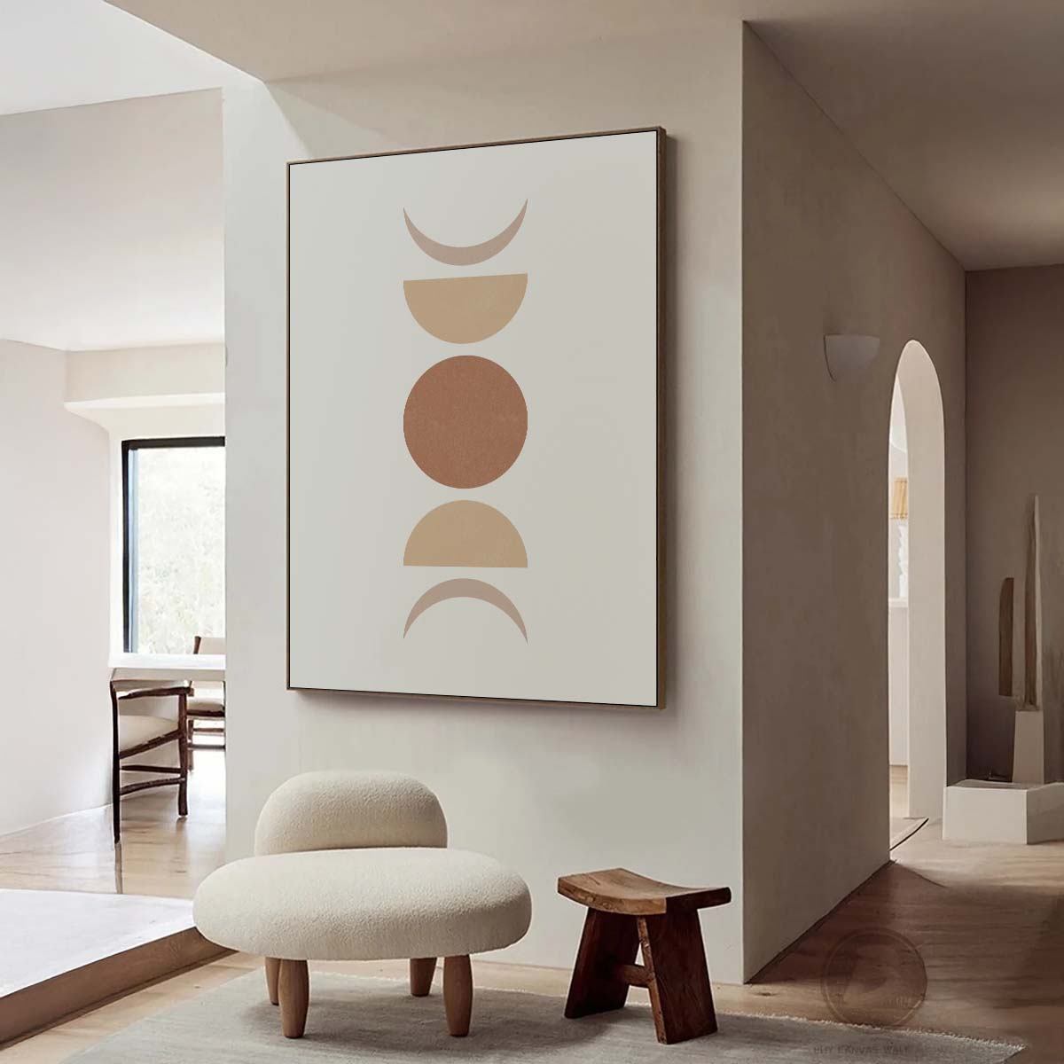 Moon Phases Art Print