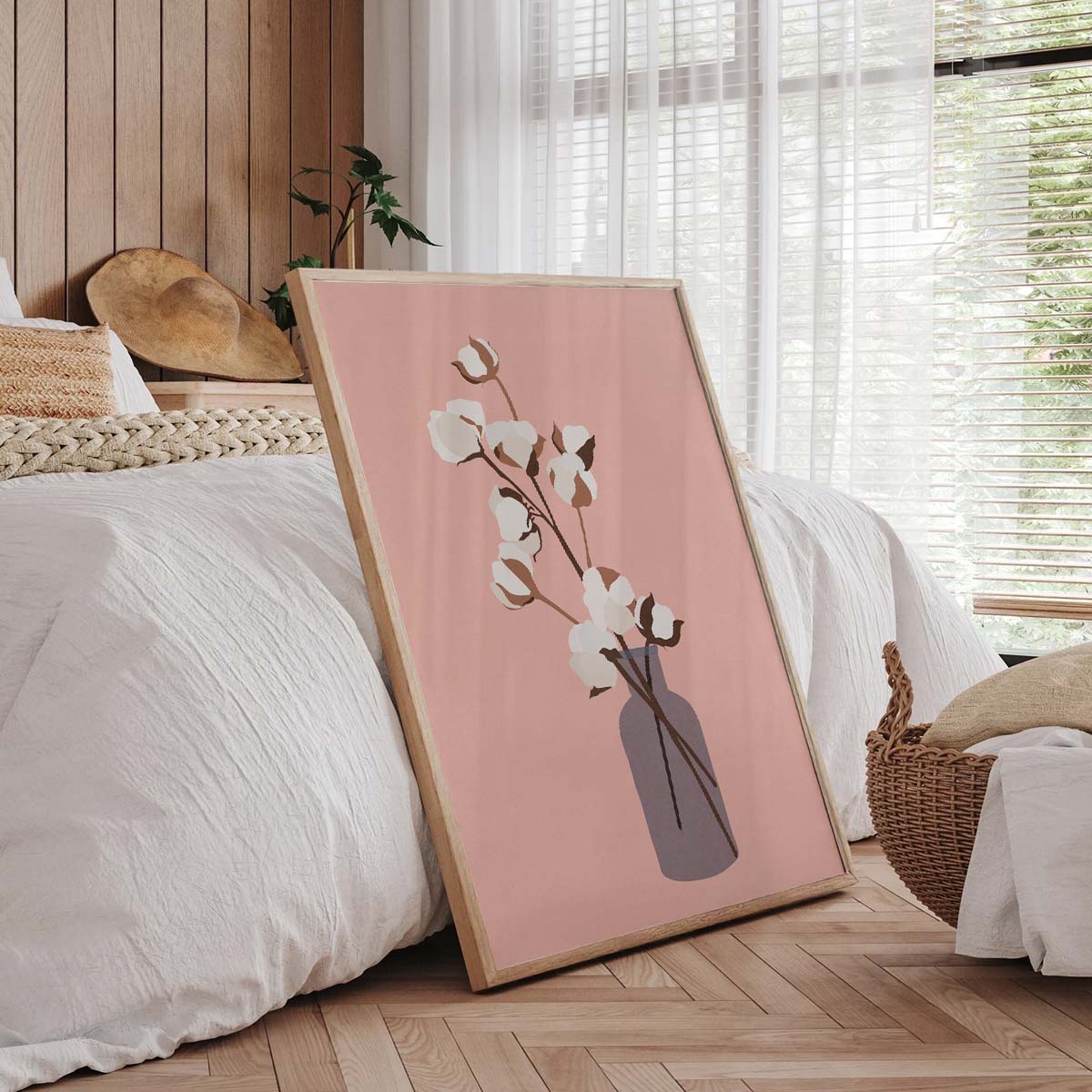 Cotton Blossom Art Print