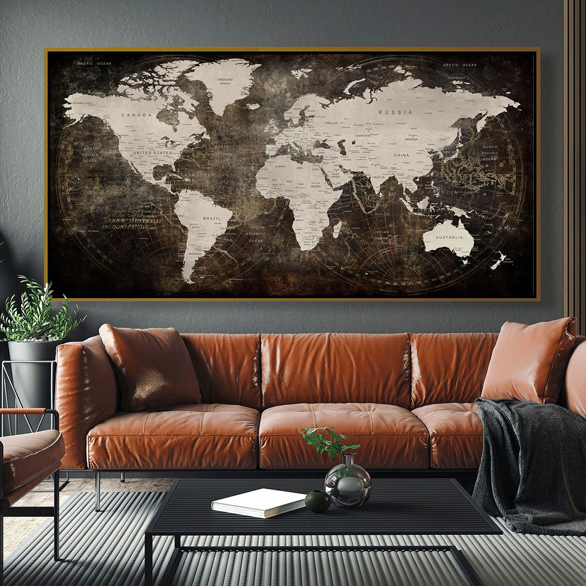 Custom Push Pin Map