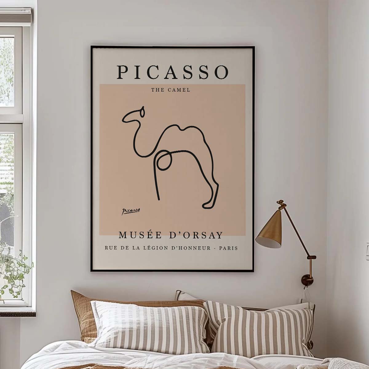 Minimalist Camel Line Art