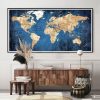 Contemporary World Map Art