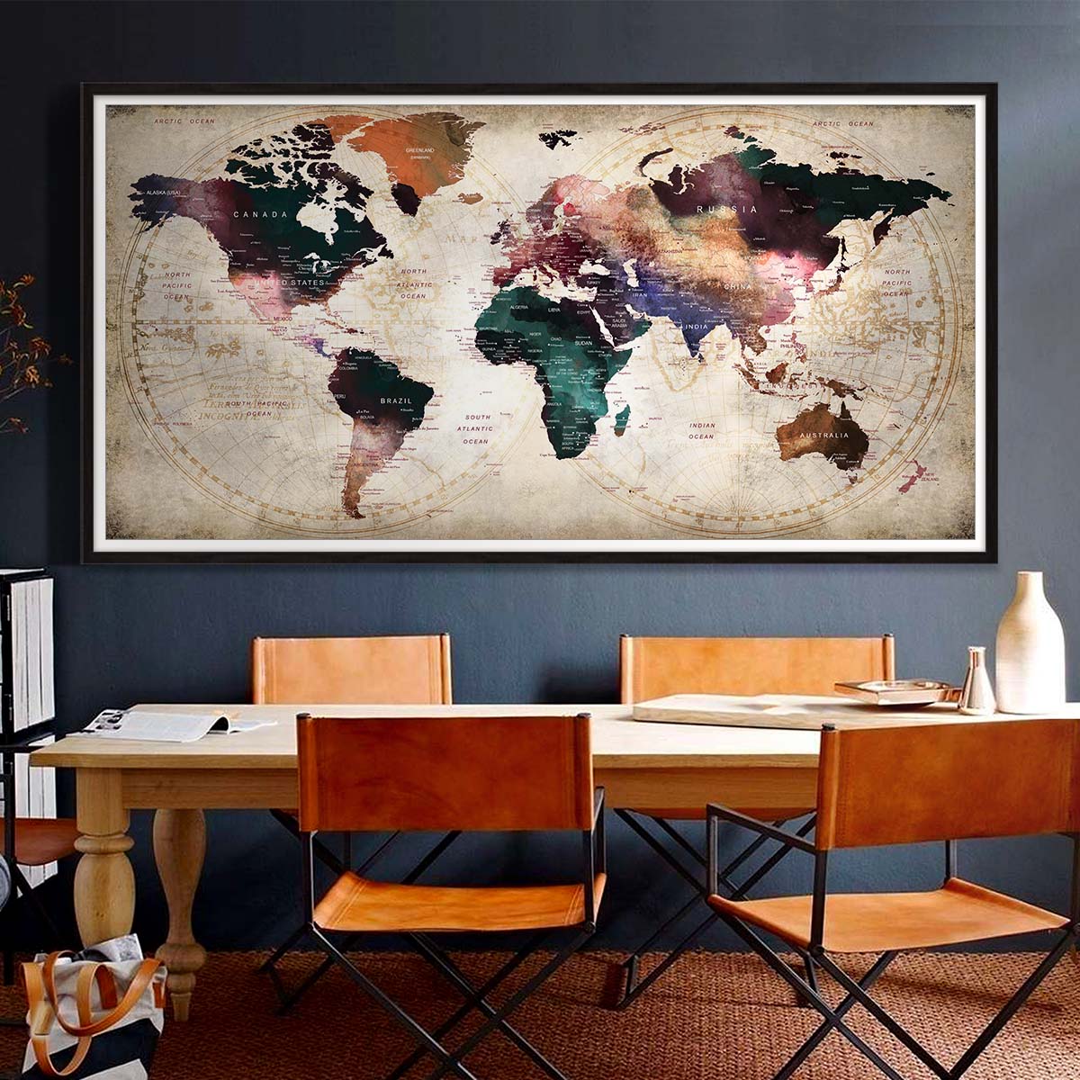 Decorative World Map