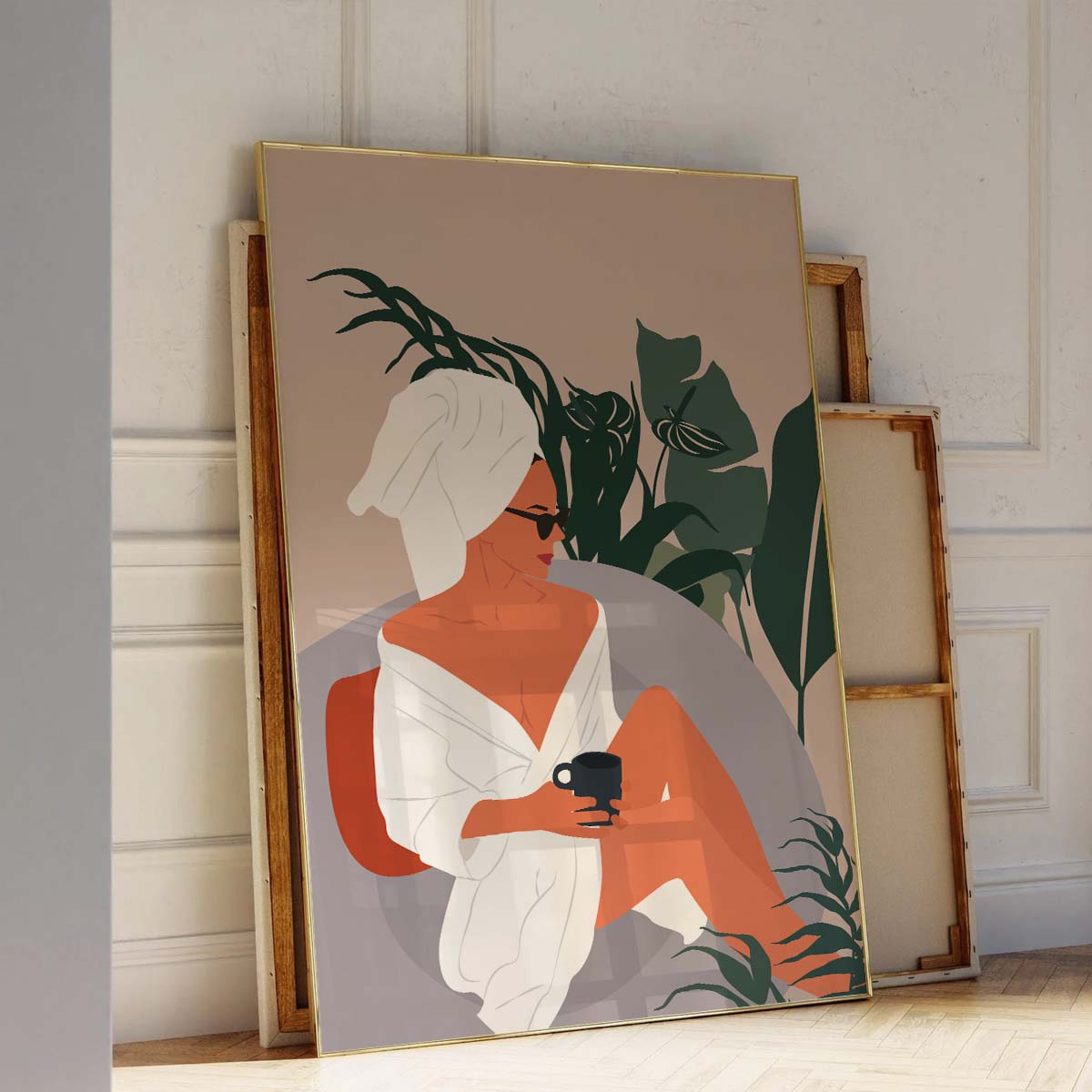 Spa Woman Poster